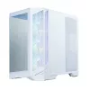 Zalman D50 baltas ATX Mid Tower kompiuterio korpusas su 3x ARGB ventiliatoriais ir grūdintu stiklu