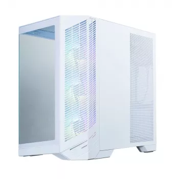 Zalman D50 baltas ATX Mid Tower kompiuterio korpusas su 3x ARGB ventiliatoriais ir grūdintu stiklu