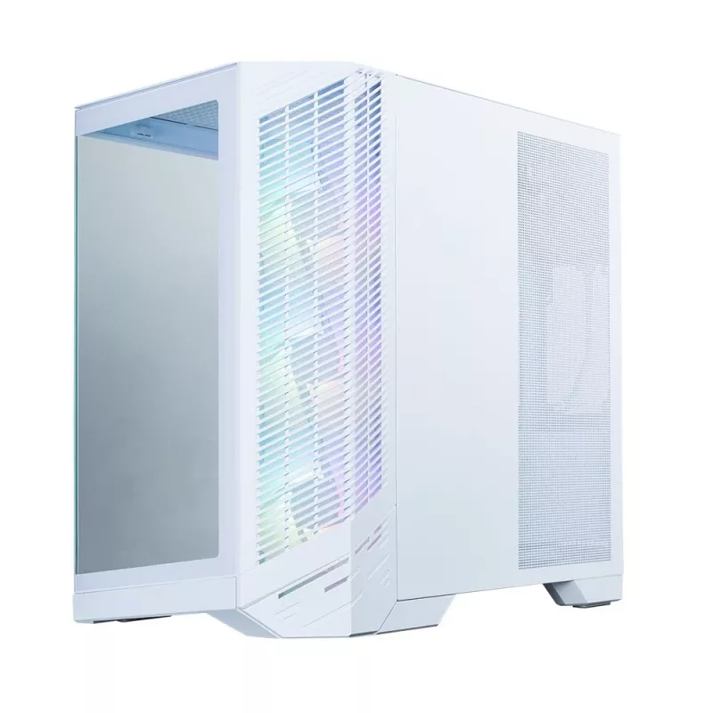 Zalman D50 baltas ATX Mid Tower kompiuterio korpusas su 3x ARGB ventiliatoriais ir grūdintu stiklu