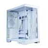 Zalman D50 baltas ATX Mid Tower kompiuterio korpusas su 3x ARGB ventiliatoriais ir grūdintu stiklu