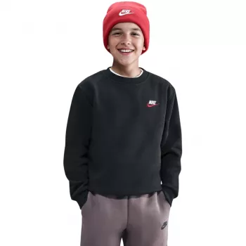Nike Sportswear Club Fleece vaikiškas megztinis juodas FD3006 012 XL
