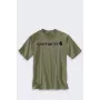 Carhartt Dearborn Relaxed Logo marškinėliai DUSTY OLIV