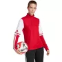 adidas Squadra 25 treniruočių viršutinė dalis moterų sportinis megztinis raudonas JD3018 L