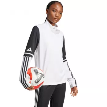 Moterų adidas Squadra 25 treniruočių viršutinė dalis sportinis megztinis baltas JD3021 S