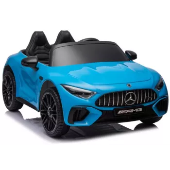 Akumuliatorinis automobilis Mercedes AMG SL63 mėlynas lakuotas