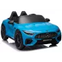 Akumuliatorinis automobilis Mercedes AMG SL63 mėlynas lakuotas