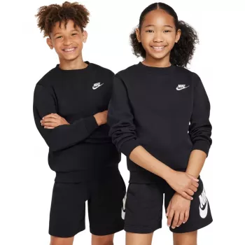 Nike Sportswear Club Fleece vaikiškas džemperis juodas FD3006 010 XS