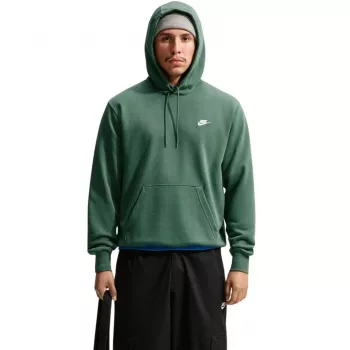 Nike Club FT PO Hoodie vyriškas džemperis su gobtuvu žalias FN3866 323 S