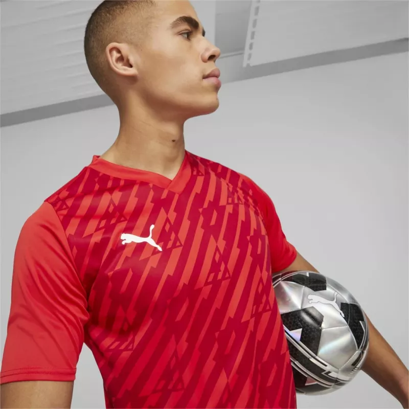 Vyriški marškinėliai Puma teamULTIMATE raudoni 705371 01 M