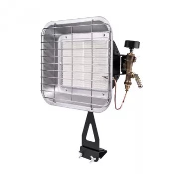 RADIANT PG-009G dujinis spinduliuojantis šildytuvas 11 kg LPG balionui, 4,2 kW, pjezoelektrinis uždegimas, keraminis degiklis, 3 galios nustatymai