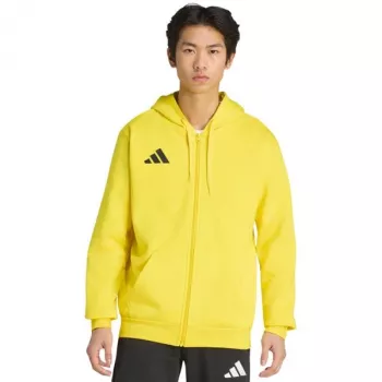 Vyriškas adidas Entrada 26 pilno užtrauktuko gobtuvas su užtrauktuku geltonas KF8964 2XL