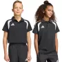 Vaikiški marškinėliai su apykakle adidas Tiro 26 League Polo juodi KF3407 164cm