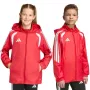 Vaikiška striukė adidas Tiro 26 League Windbreaker raudona JY9724 164cm