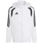 Vaikiška striukė adidas Tiro 26 League Windbreaker balta JY9722 152cm