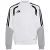 adidas Tiro 26 Competition Training vaikiška sportinė striukė balta-pilka KA7716 152cm