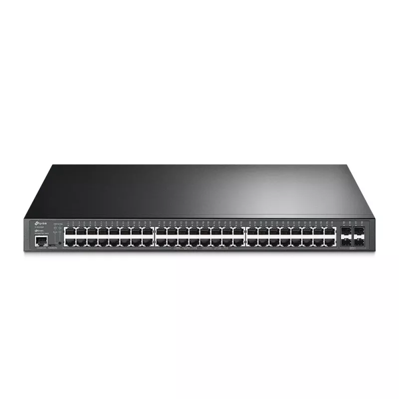 TP-Link JetStream TL-SG3452XP tinklo komutatorius Valdomas L2+ Gigabit Ethernet (10/100/1000) PoE palaikymas 1U Juodas