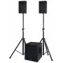 ACT SOL8SISAS Solton ACT SAT aktyvi 2.1 PA sistema 1000W RMS su 15 colių subwooferiu ir 8 colių satelitais