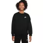 Nike Sportswear Club Fleece vaikiškas flisinis megztinis juodas FD2923 010 M