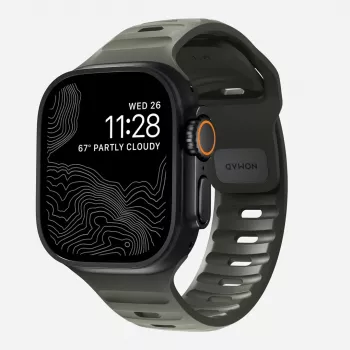 NOMAD Sport Band - apyrankė Apple Watch 46mm/49mm iš FKM (ash green)