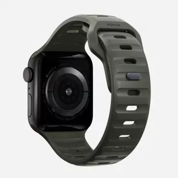 NOMAD Sport Band - apyrankė Apple Watch 46mm/49mm iš FKM (ash green)
