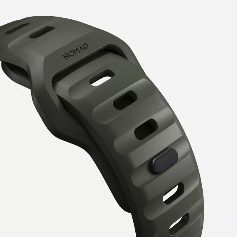 NOMAD Sport Band - apyrankė Apple Watch 46mm/49mm iš FKM (ash green)