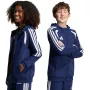 Vaikiškas džemperis adidas Tiro 26 League Sweat Full Zip Hoodie tamsiai mėlynas KF3322 164cm