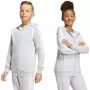 Vaikiškas džemperis adidas Tiro 26 League Sweat Full Zip Hoodie pilkas KF3323 140cm