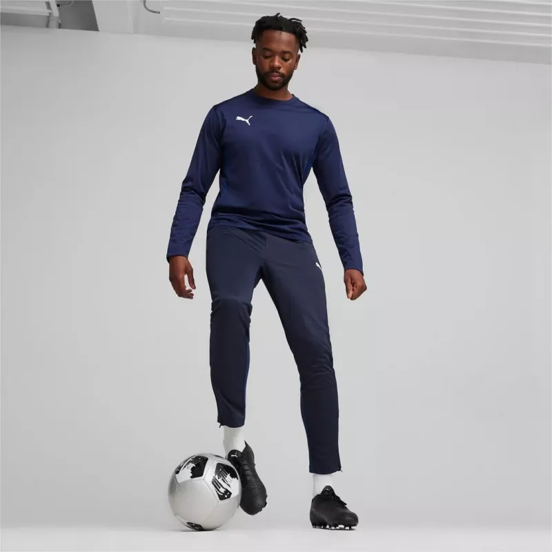 Vyrų sportinės kelnės Puma Team Goal Training tamsiai mėlynos 658639 06 S