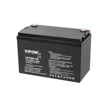 VIPOW gelinis akumuliatorius 12V 100Ah