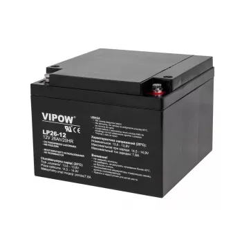 Gelio akumuliatorius VIPOW 12V 26Ah