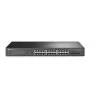 TP-Link JetStream TL-SG3428X tinklo komutatorius Valdomas L2+/L3 Gigabit Ethernet (10/100/1000) 1U Juodas