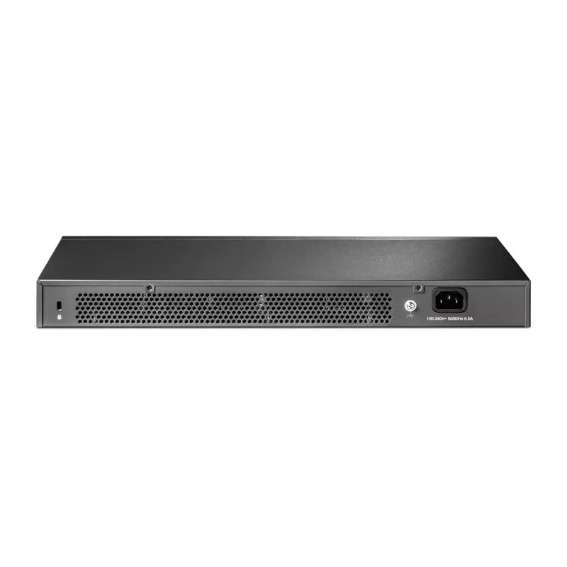 TP-Link JetStream TL-SG3428X tinklo komutatorius Valdomas L2+/L3 Gigabit Ethernet (10/100/1000) 1U Juodas