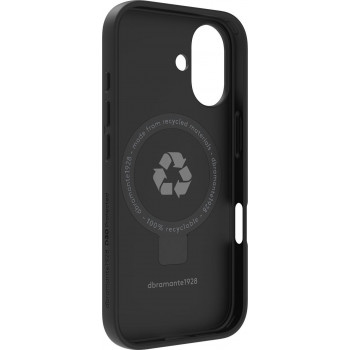 dbramante1928 Iceland Ultra galinis dangtelis Apple iPhone 17 - juodas - suderinamas su MagSafe, su atlenkiama kojelė ir D3O apsauga IUK3CL006712