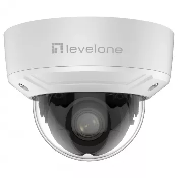 LevelOne FCS-3461 kupolinė IP kamera 2MP 4x priartinimas H.265 PoE vidaus/lauko