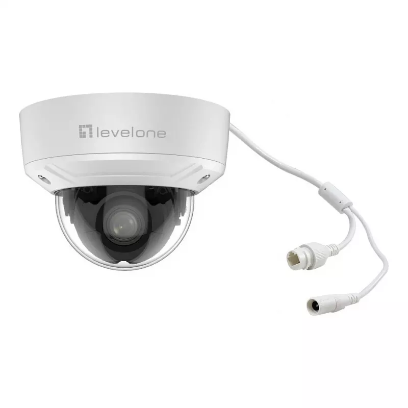 LevelOne FCS-3461 kupolinė IP kamera 2MP 4x priartinimas H.265 PoE vidaus/lauko