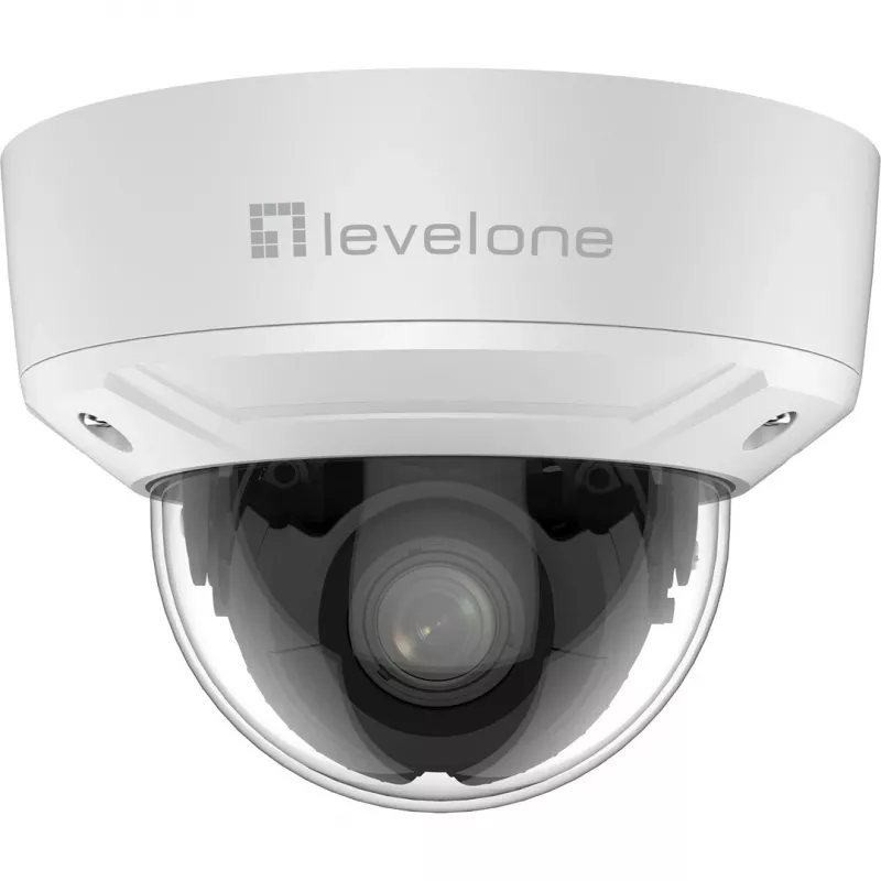 LevelOne FCS-3461 kupolinė IP kamera 2MP 4x priartinimas H.265 PoE vidaus/lauko