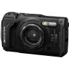 OM System Tough TG-7 juodas atsparus smūgiams kompaktiškas fotoaparatas, 12 MP, 4K vaizdo įrašas, atsparus vandeniui 15 m