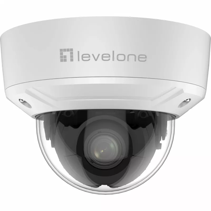 LevelOne FCS-3616 6MP lauko kupolinė IP kamera su IR, PoE, H.265