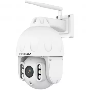 FOSCAM SD8P lauko pasukama/pakreipiama Wi-Fi kamera, 8MP 4K, 4x optinis priartinimas, IP66, balta