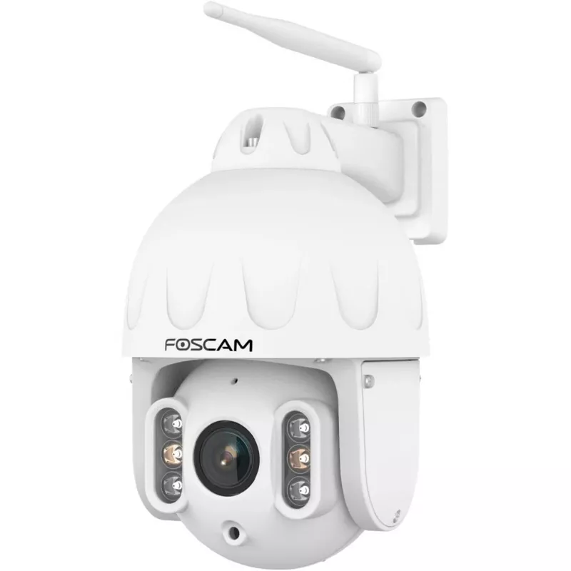 FOSCAM SD8P lauko pasukama/pakreipiama Wi-Fi kamera, 8MP 4K, 4x optinis priartinimas, IP66, balta