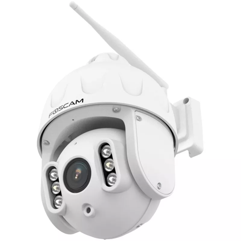 FOSCAM SD8P lauko pasukama/pakreipiama Wi-Fi kamera, 8MP 4K, 4x optinis priartinimas, IP66, balta
