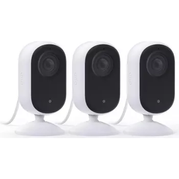 Arlo Essential 3 2K pasukama- pakreipiama- priartinama vidaus saugos kamera (2 vnt., balta)