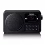 Lenco PDR-033BK nešiojamasis DAB+/FM radijas su Bluetooth ir įkraunama baterija - juodas