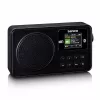 Lenco PDR-033BK nešiojamasis DAB+/FM radijas su Bluetooth ir įkraunama baterija - juodas