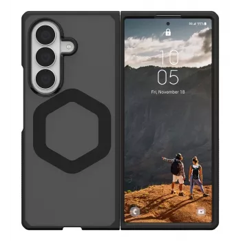 UAG Mouve dėklas su magnetiniu moduliu, skirtas Samsung Galaxy Z Fold 8 Ultra (pelenų spalvos)
