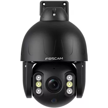 Foscam SD8EP lauko pasukama/ pakreipiama PoE kamera, 8MP 4K, 4x optinis priartinimas, IP66, juoda
