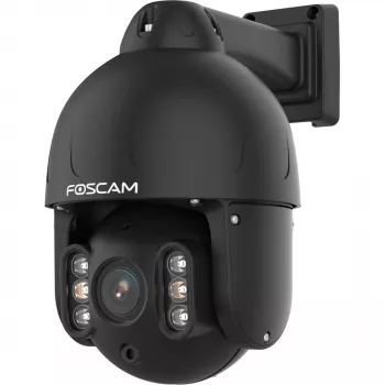 Foscam SD8EP lauko pasukama/ pakreipiama PoE kamera, 8MP 4K, 4x optinis priartinimas, IP66, juoda
