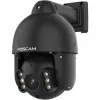 Foscam SD8EP lauko pasukama/ pakreipiama PoE kamera, 8MP 4K, 4x optinis priartinimas, IP66, juoda