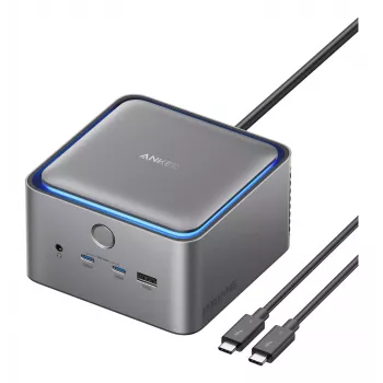 Anker Prime 14-in-1 Thunderbolt 5 doko stotis, 140W galios tiekimas, 8K dvigubas ekranas, aktyvus aušinimas (A83B53A1)