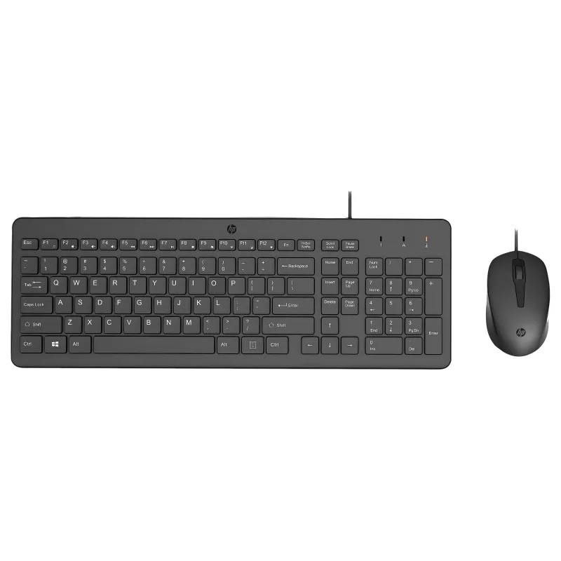 HP 150 – klaviatūros ir pelės rinkinys – USB – prancūziška